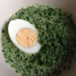 Spenat i grädde och ägg